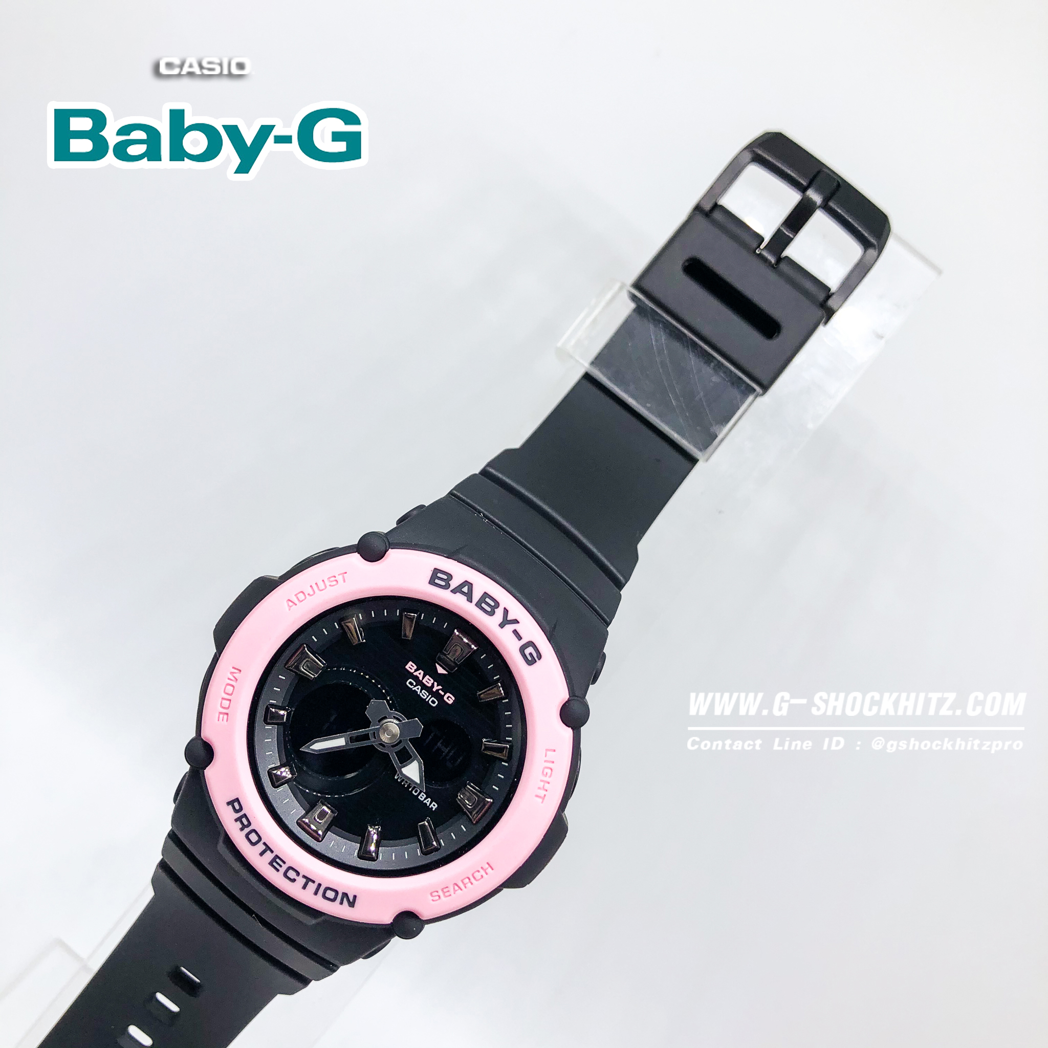 CASIO BABY-G นาฬิกาข้อมือ นาฬิกากันน้ำ นาฬิกาของแท้ ประกันศูนย์ CMG 1 ปี รุ่น BGA-270-1A นาฬิกาสีดำ
