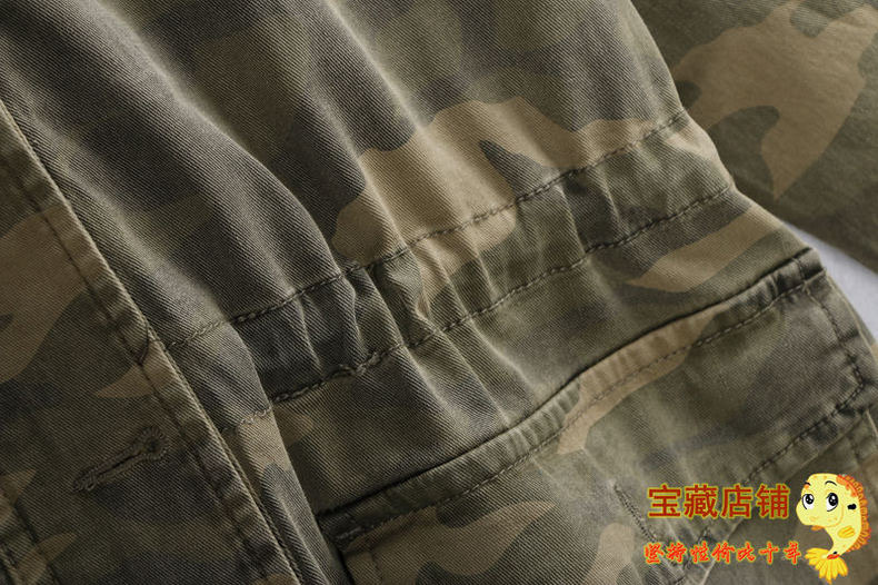 LUCKY BRAND เสื้อนอกเขียวทหาร เสื้อแจ็คเก็ต แนวทหาร แพทเทิน Lucky brandสวย เท่ห์ มาก แบรนด์ In extenso สำเนา เขียว