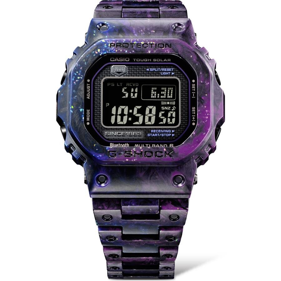 CASIO G-SHOCK นาฬิกาข้อมือ นาฬิกากันน้ำ นาฬิกาของแท้ ประกันศูนย์ CMG 1 ปี รุ่น GCW-B5000UN-1 นาฬิกาสีม่วง