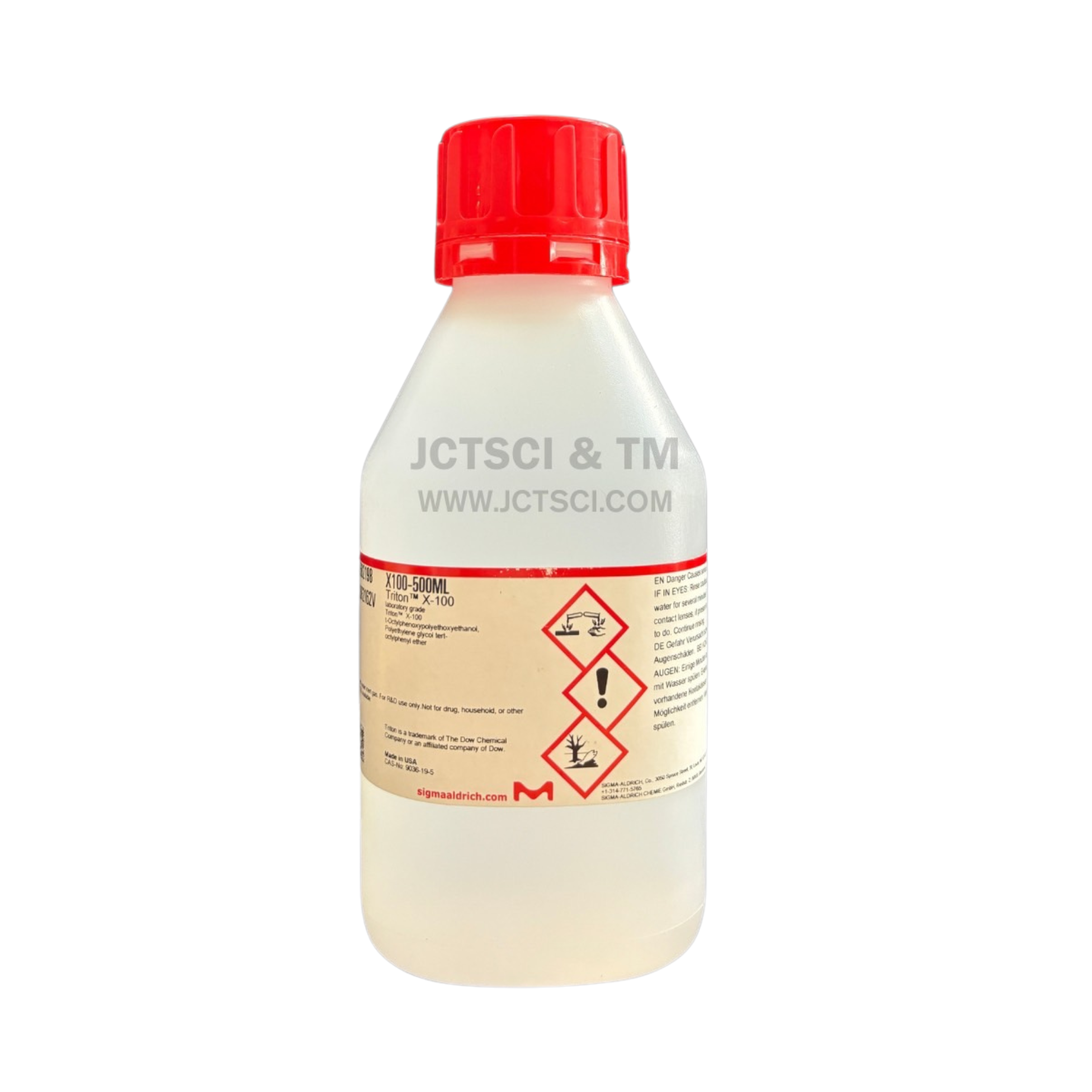 Triton X-100, laboratory grade 500 ml. Sigma Aldrich®
