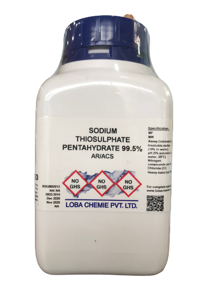 Sodium Thiosulfate Pentahydrate 99.5%, AR/ACS Loba Chemie™