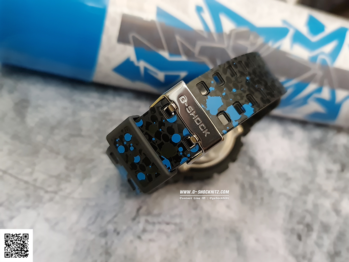 CASIO MID YEAR SALE G-SHOCK พร้อมส่ง นาฬิกาข้อมือ นาฬิกากันน้ำ นาฬิกาของแท้ ประกันศูนย์ CMG 1 ปี รุ่น GA-100ST-2A นาฬิกาสีน้้ำเงิน