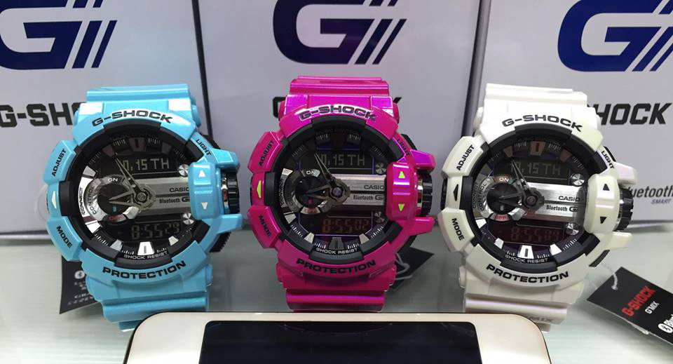 นาฬิกา CASIO G-SHOCK G-MIX Bluetooth รุ่น GBA-400-4C ของแท้ประกัน