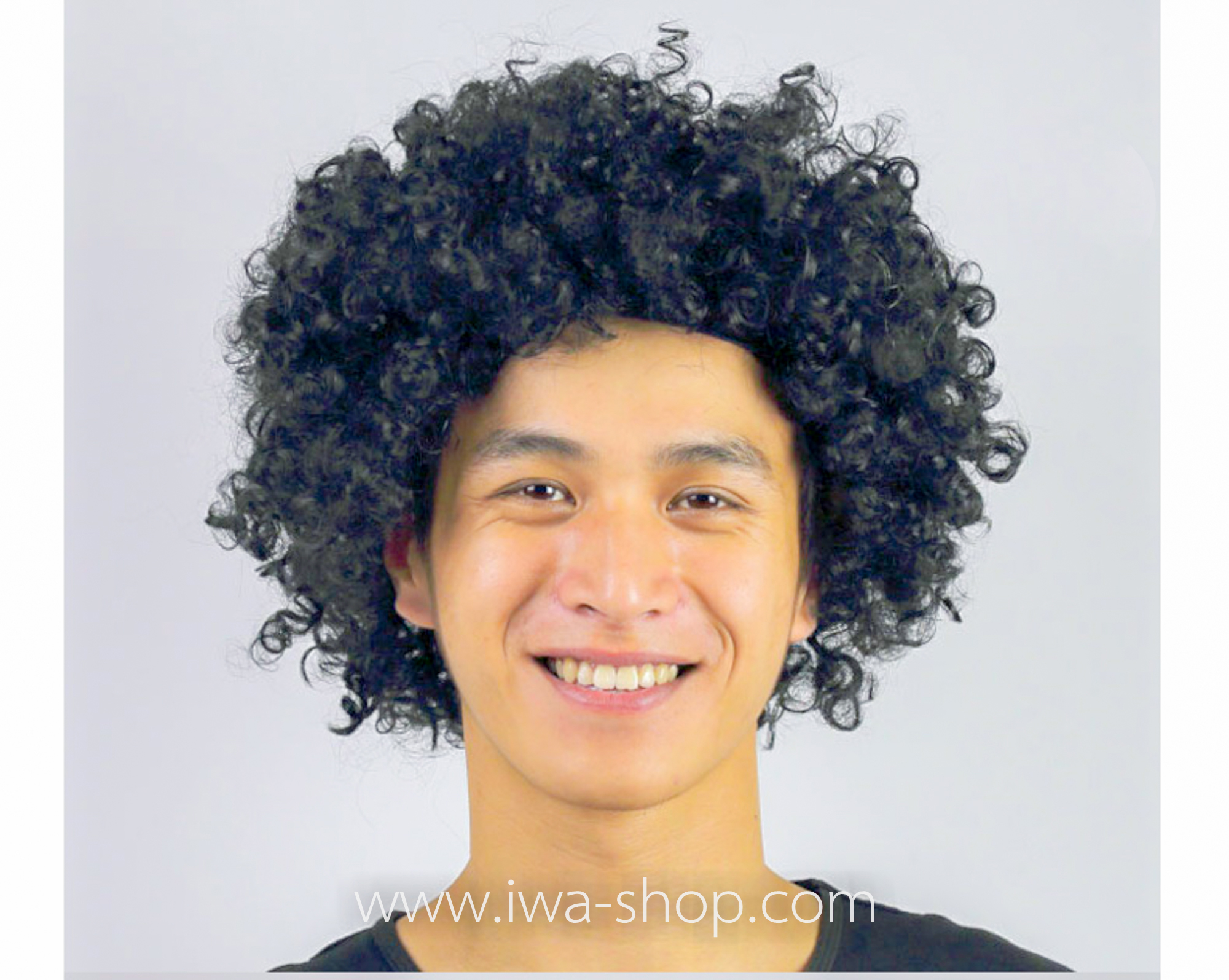 วิกผมหัวฟู วิกผมแฟนซี วิกผมปารตี้ วิกผมคอสเพลย์ วิกผมสี ดำ