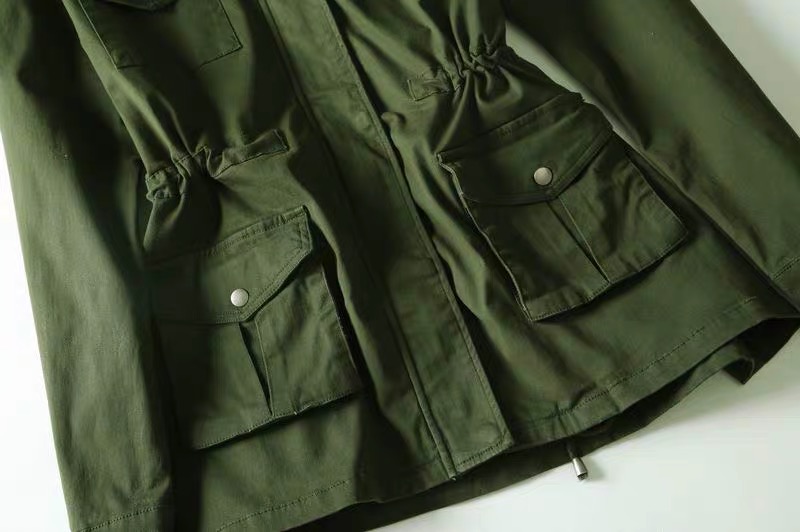 Market&spruce เสื้อฮู้ดทหาร เสื้อทหาร สีเขียว หมวกฮู้ด เสื้อปาร์กา เสื้อนอก แบรนด์ Market & Spruceงานสวย เท่ห์มาก คะ Size S/M/L/XL สำเนา สำเนา เขียวทหาร