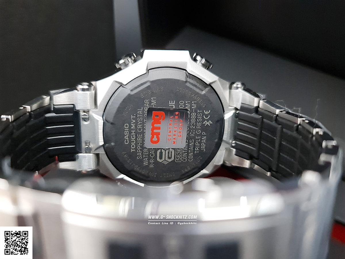 CASIO MID YEAR SALE G-SHOCK นาฬิกาข้อมือ นาฬิกากันน้ำ นาฬิกาของแท้ ประกันศูนย์ CMG 1 ปี รุ่น MTG-B2000XD-1A นาฬิกาสีเงิน