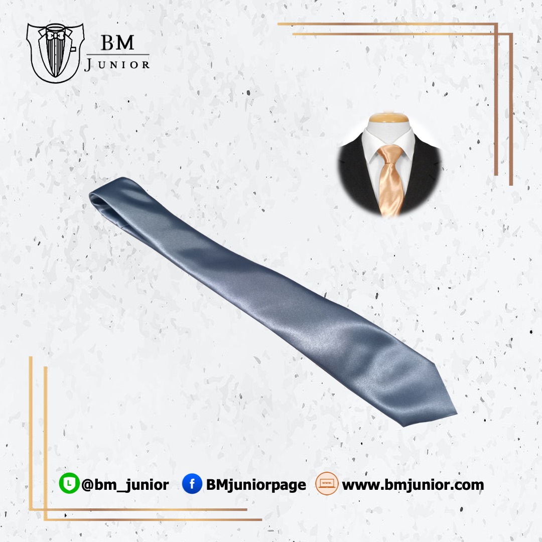 เนคไทด์ ผูกเอง สีฟ้าพาสเทล | Pastel Blue Necktie