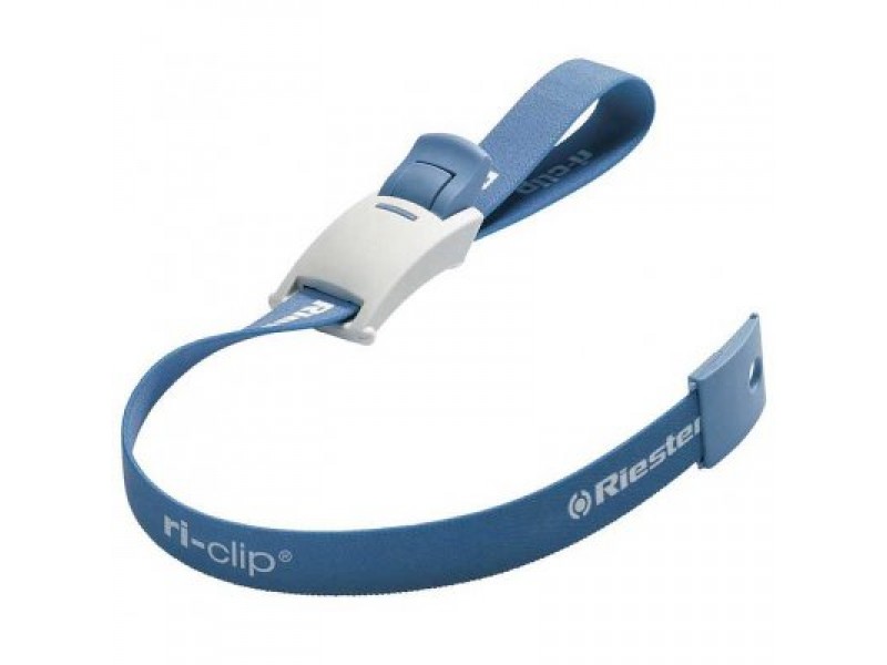 สายรัดห้ามเลือด Tourniguets แบบผ้ามีตัวล็อค สีฟ้า ยี่ห้อ Riester รุ่น Ri-Clip (เยอรมัน)