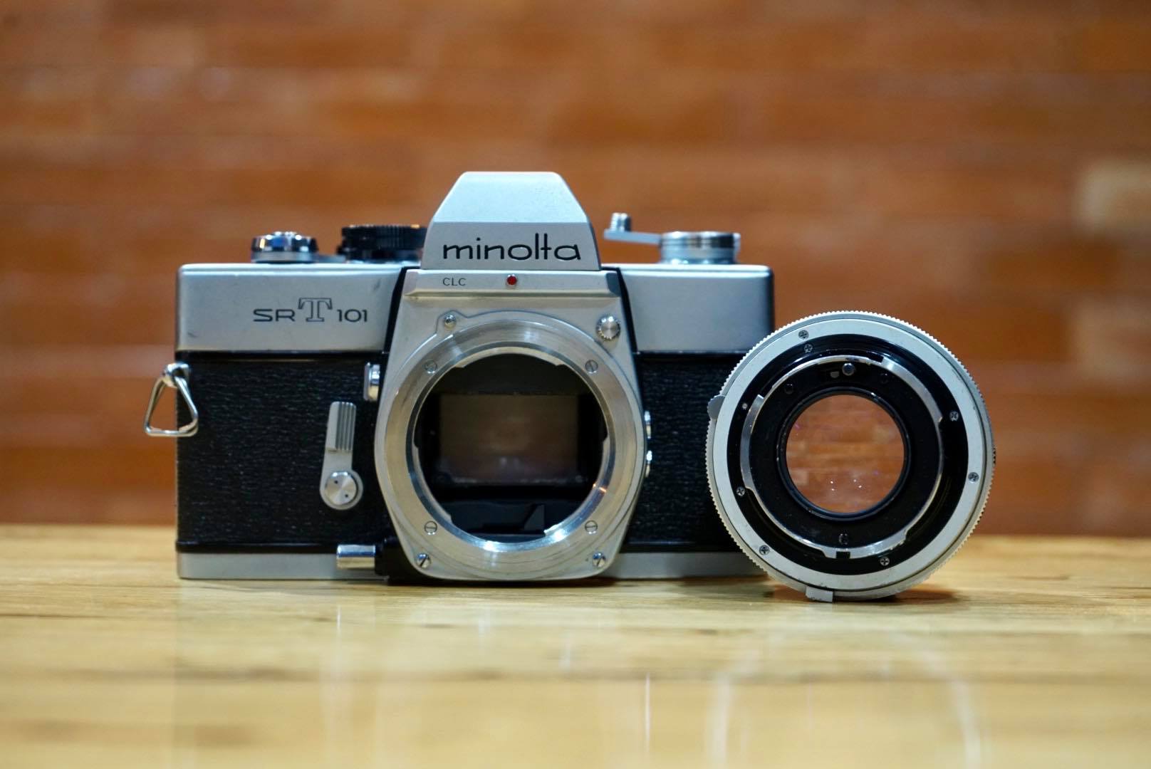 MINOLTA SRT101 MINOLTA MC ROKKOR-PF 55MM.F1.7