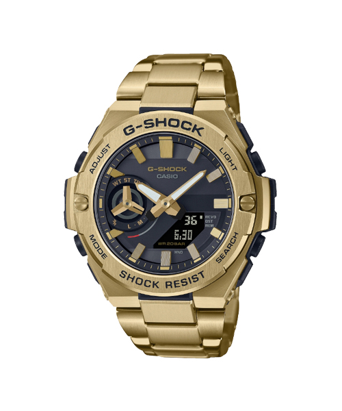 CASIO G-SHOCK นาฬิกาข้อมือ นาฬิกากันน้ำ นาฬิกาของแท้ ประกันศูนย์ CMG 1 ปี รุ่น GST-B500GD-9A นาฬิกาสีทอง