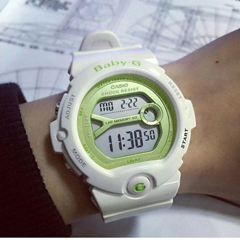 CASIO BABY-G นาฬิกาข้อมือ นาฬิกากันน้ำ นาฬิกาของแท้ ประกันศูนย์ CMG 1 ปี รุ่น BG-6903-7DR นาฬิกาสีขาว