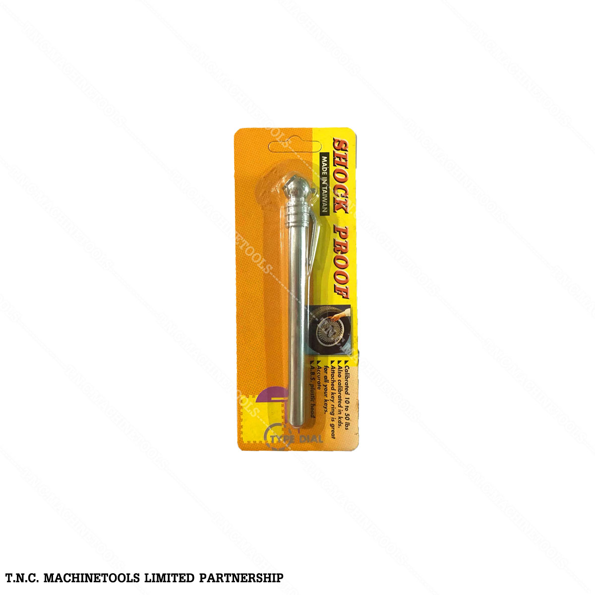 เกจวัดลมยางรถยนต์ ขนาด 50 ปอนด์ รุ่นถูก (TB-3/50P)