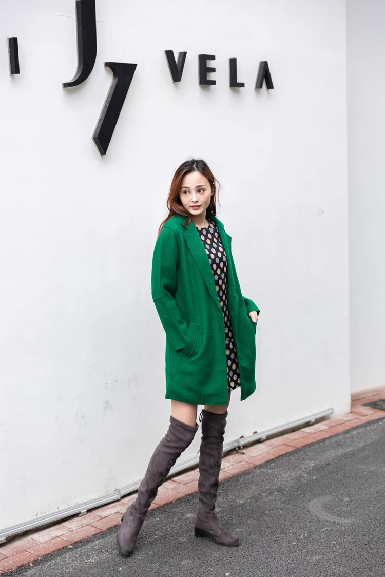 เสื้อโค้ท peacoat เสื้อโค้ทเฟอร์ โค้ทสีแแดง แบรนด์ La chapelle