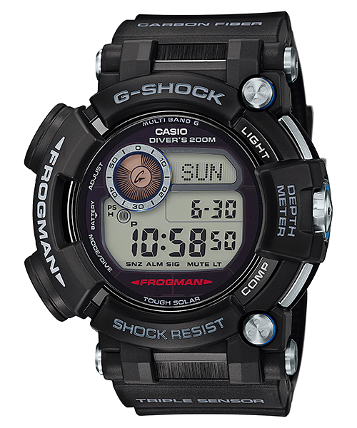 CASIO G-SHOCK นาฬิกาข้อมือ นาฬิกากันน้ำ นาฬิกาของแท้ ประกันศูนย์ CMG 1 ปี รุ่น GWF-D1000-1 นาฬิกาสีดำ