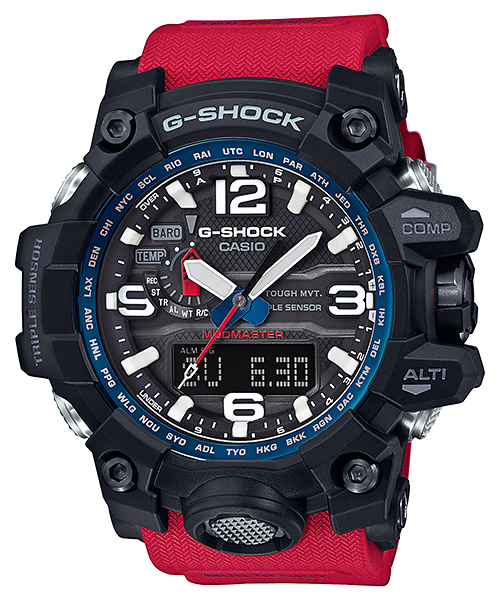 CASIO G-SHOCK นาฬิกาข้อมือ นาฬิกากันน้ำ นาฬิกาของแท้ ประกันศูนย์ CMG 1 ปี รุ่น GWG-1000RD-4A นาฬิกาสีแดง