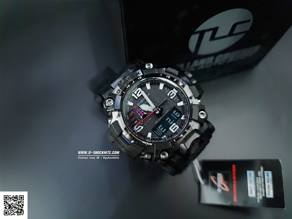 CASIO G-SHOCK นาฬิกาข้อมือ นาฬิกากันน้ำ นาฬิกาของแท้ ประกันศูนย์ CMG 1 ปี รุ่น GWG-2000TLC-1A นาฬิกาสีดำ