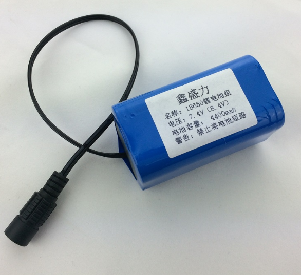 แบตเตอรี่ลิเธียม 7.4V 1800mah lithium 18650 battery pack