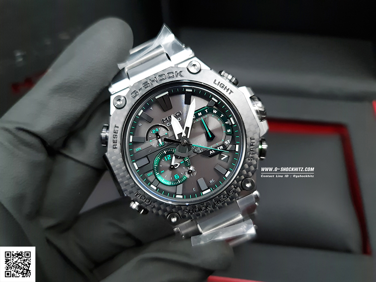 CASIO MID YEAR SALE G-SHOCK นาฬิกาข้อมือ นาฬิกากันน้ำ นาฬิกาของแท้ ประกันศูนย์ CMG 1 ปี รุ่น MTG-B2000XD-1A นาฬิกาสีเงิน