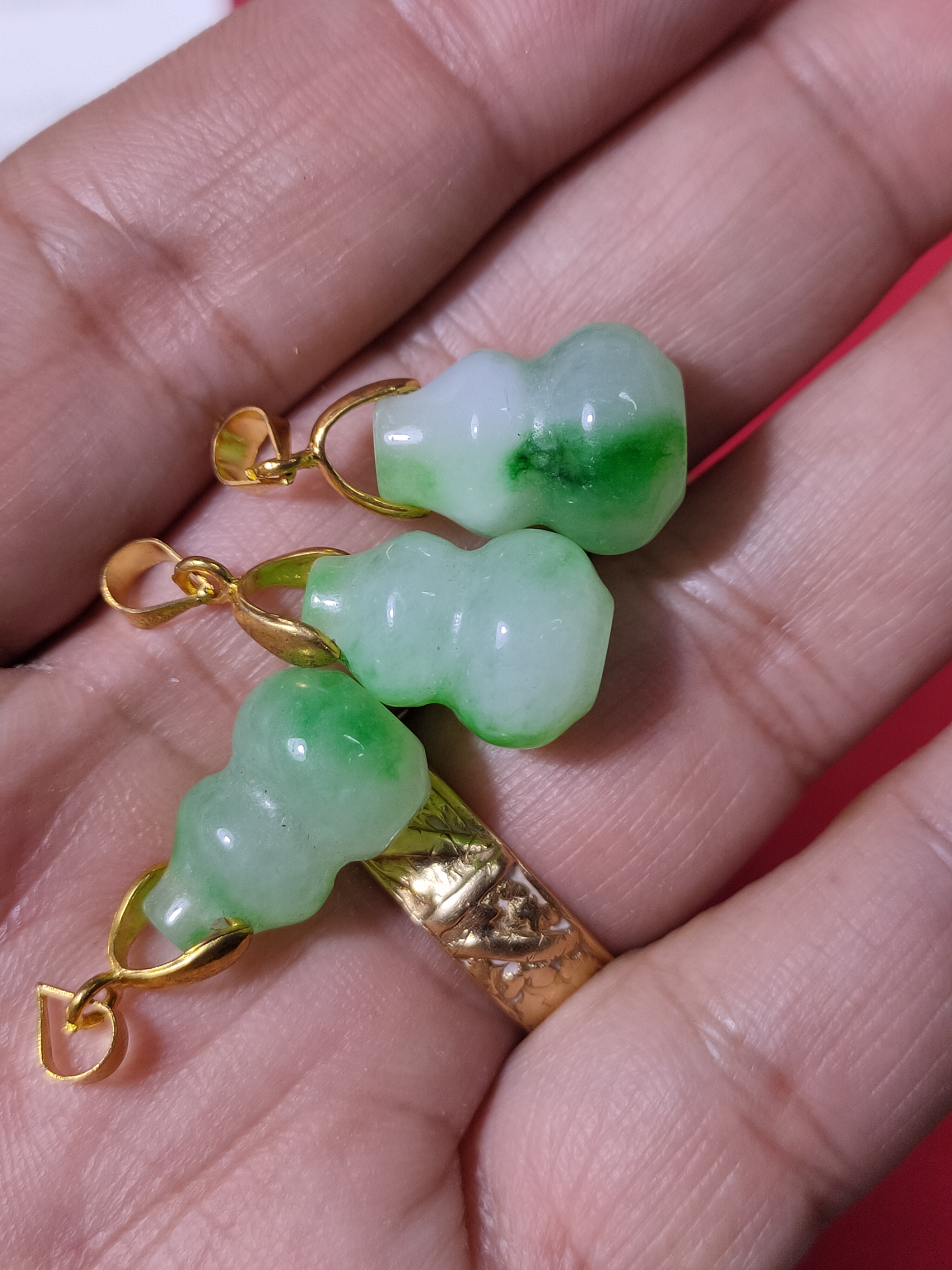 จี้หยกน้ำเต้า เสริมโชคลาภ