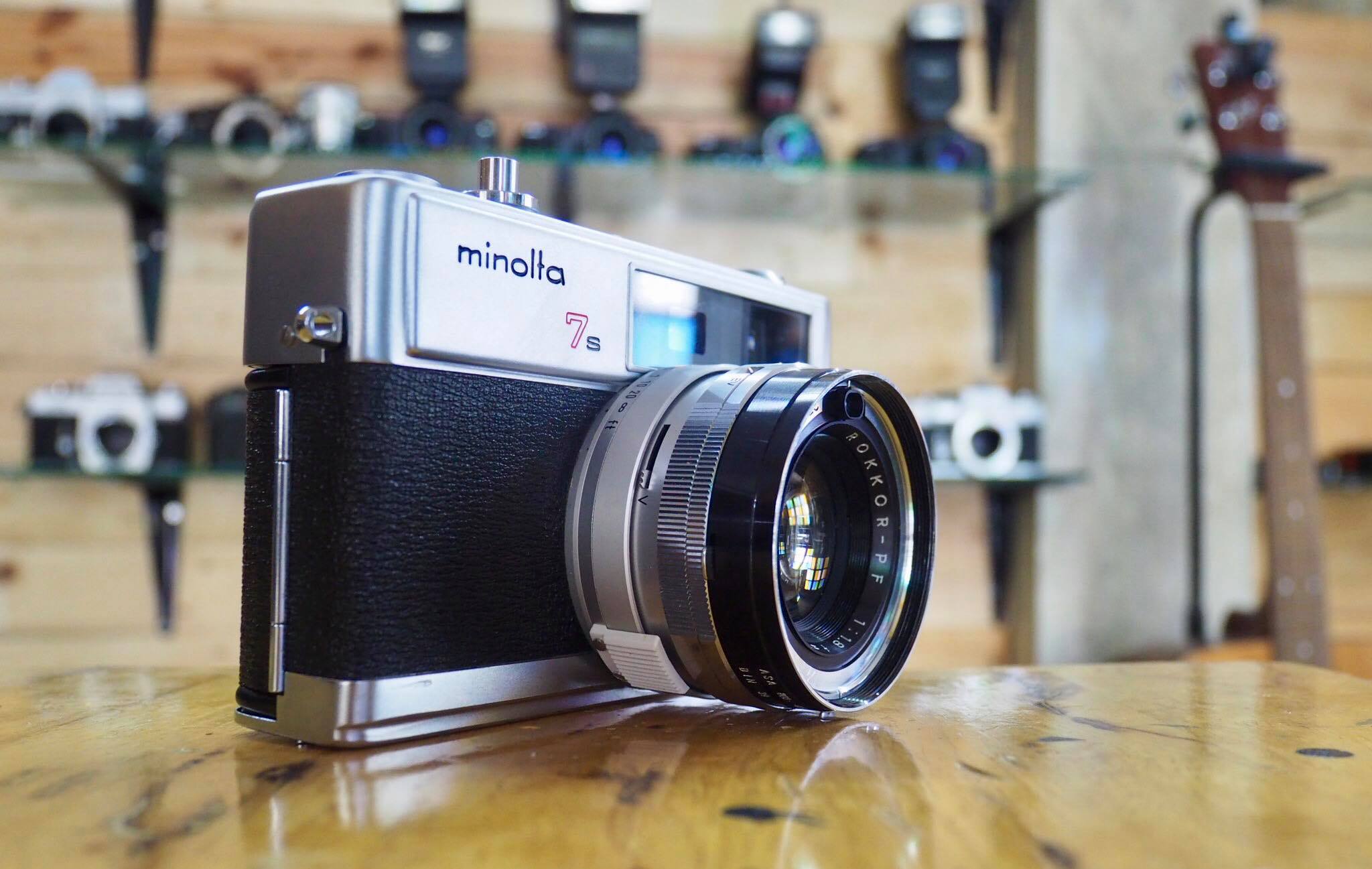 MINOLTA HI-MATIC 7S MINOLTA ROKKOR-PF45MM.F1.8