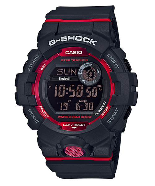 CASIO G-SHOCK นาฬิกาข้อมือ นาฬิกากันน้ำ นาฬิกาของแท้ ประกันศูนย์ CMG 1 ปี รุ่น GBD-800-1 นาฬิกาสีดำ
