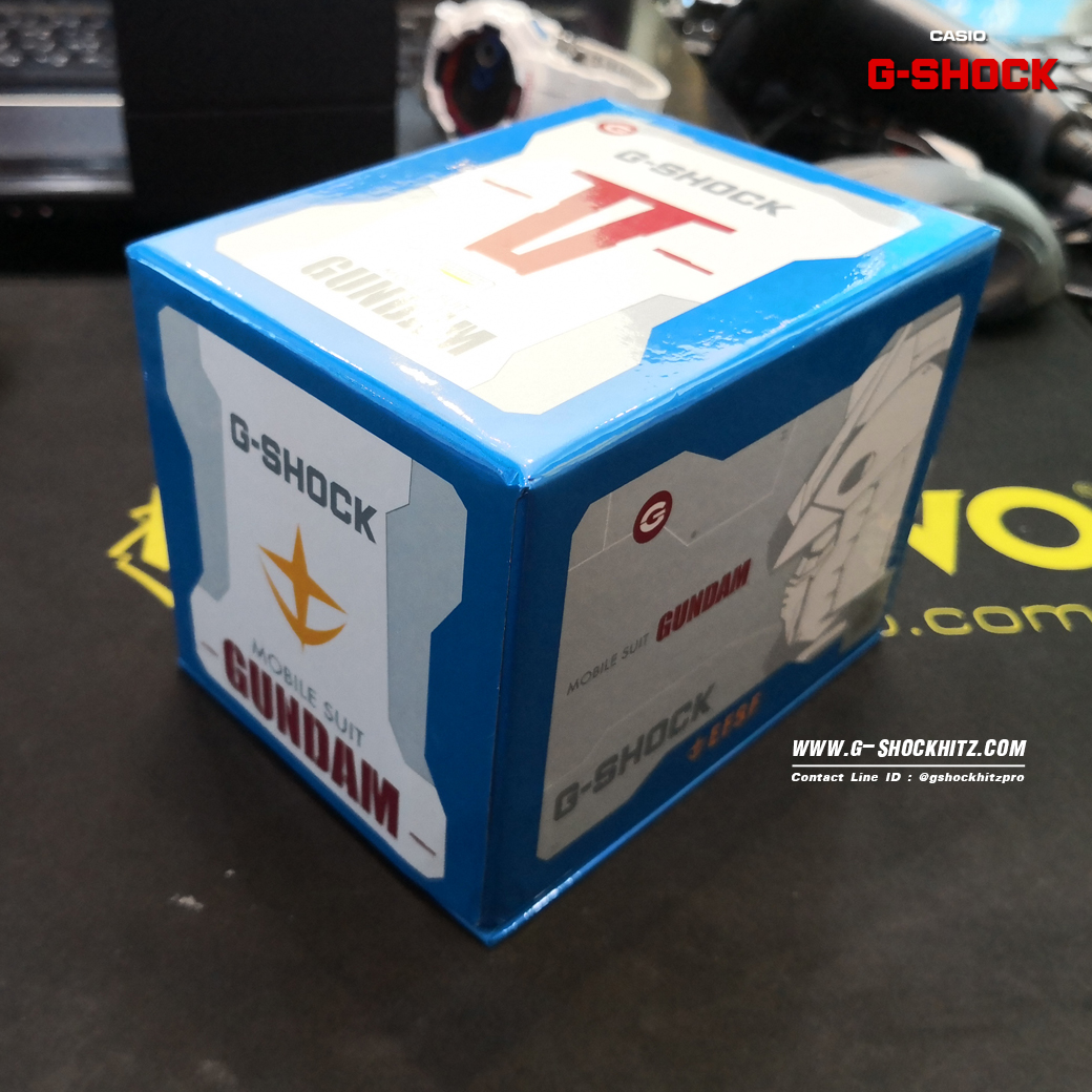 CASIO G-SHOCK นาฬิกาข้อมือ นาฬิกากันน้ำ นาฬิกาของแท้ ประกันศูนย์ CMG 1 ปี รุ่น GD-100 GUNDAM Mobile Suit นาฬิกาสีขาว