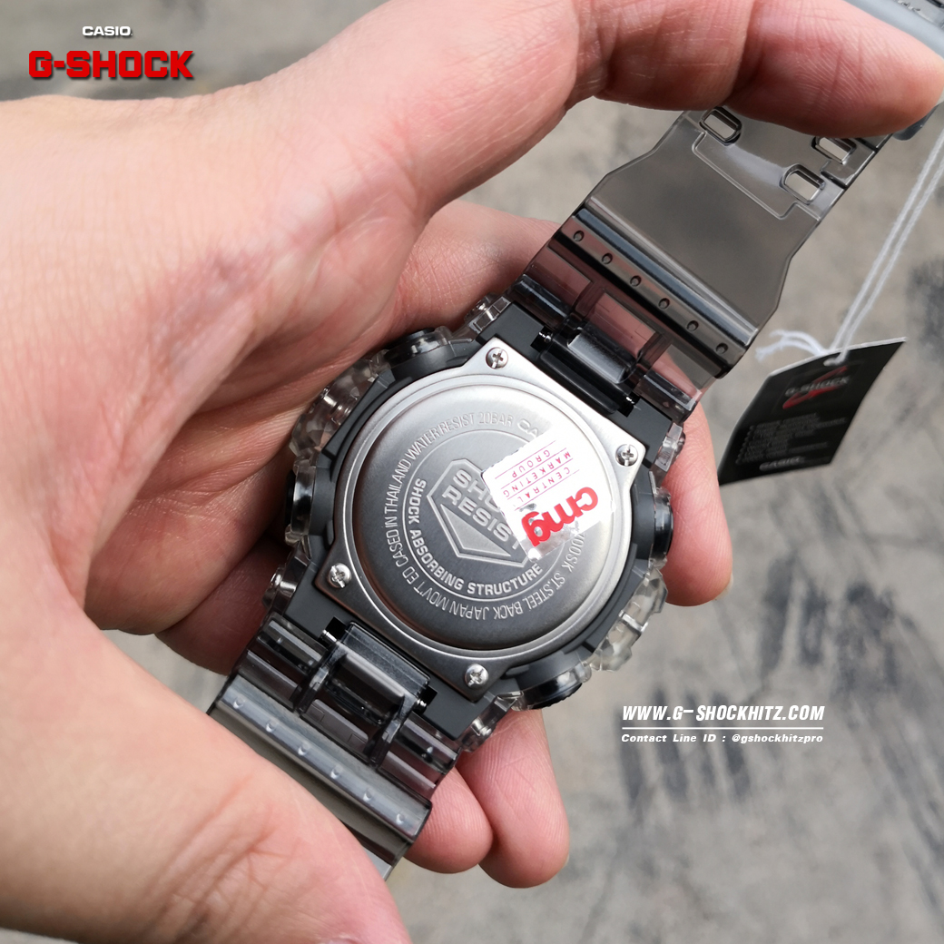 CASIO G-SHOCK นาฬิกาข้อมือ นาฬิกากันน้ำ นาฬิกาของแท้ ประกันศูนย์ CMG 1 ปี รุ่น GA-700SK-1A นาฬิกาสีใส