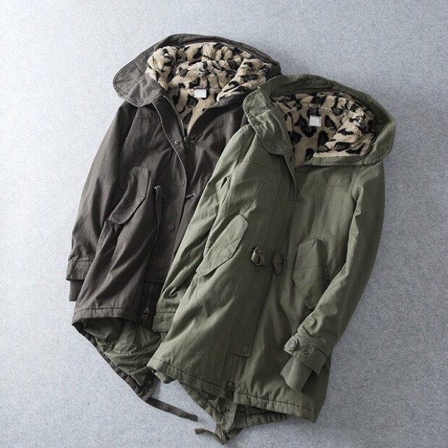 เสื้อโค้ท โค้ทฮูท กันหนาว เสื้อparka ฮูท กันหนาวสีเขียว งานสวย มากคะ Size S/M/L/2L/3L สำเนา สำเนา เขียว