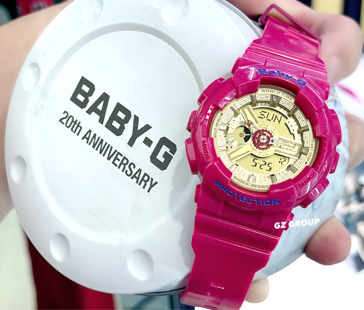 CASIO MID YEAR SALE BABY-G พร้อมส่ง นาฬิกาข้อมือ นาฬิกากันน้ำ นาฬิกาของแท้ ประกันศูนย์ CMG 1 ปี รุ่น BA-111GGB-4A นาฬิกาสีชมพู