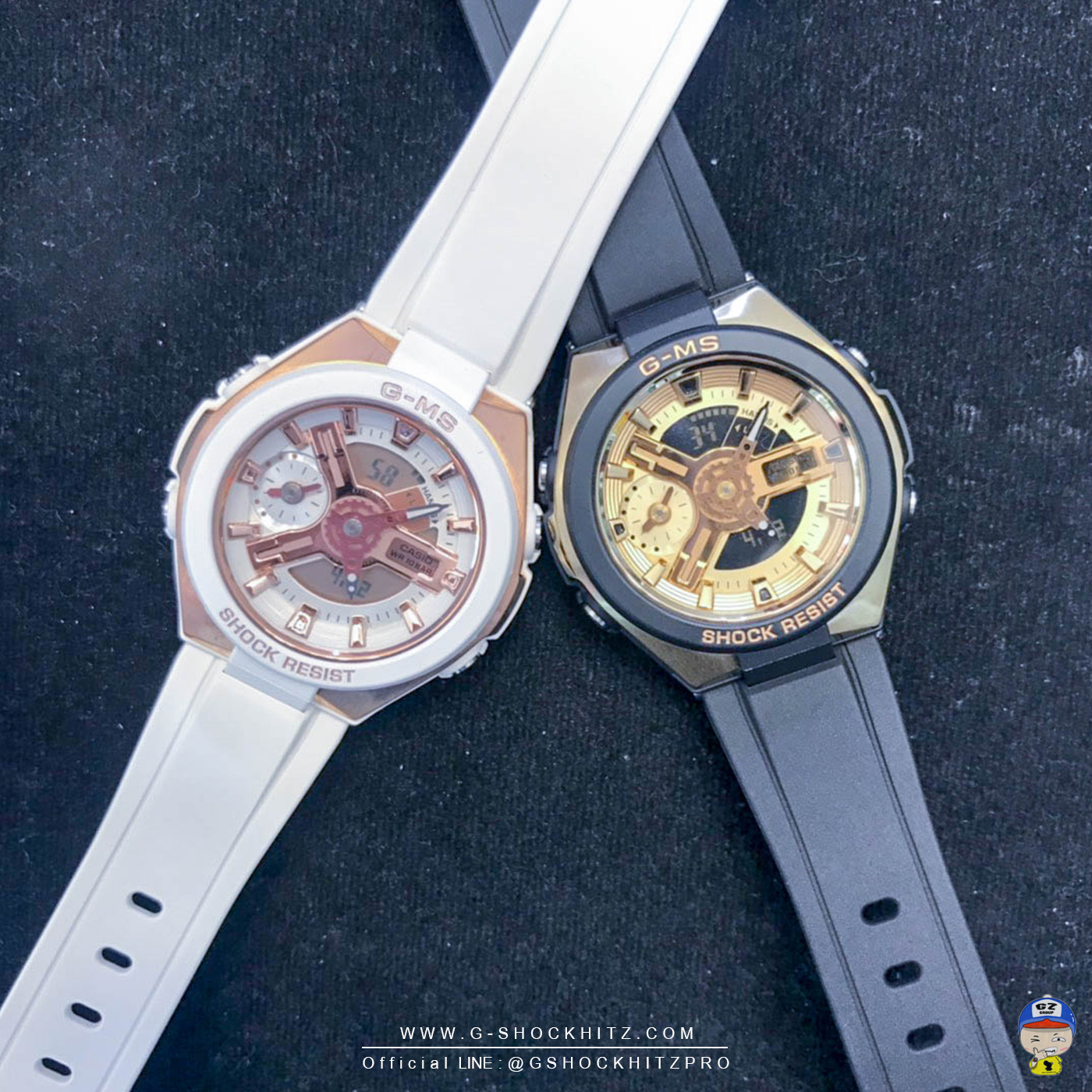 CASIO MID YEAR SALE G-MS พร้อมส่ง นาฬิกาข้อมือ นาฬิกากันน้ำ นาฬิกาของแท้ ประกันศูนย์ CMG 1 ปี รุ่น MSG-400G-1A2 นาฬิกาสีดำ