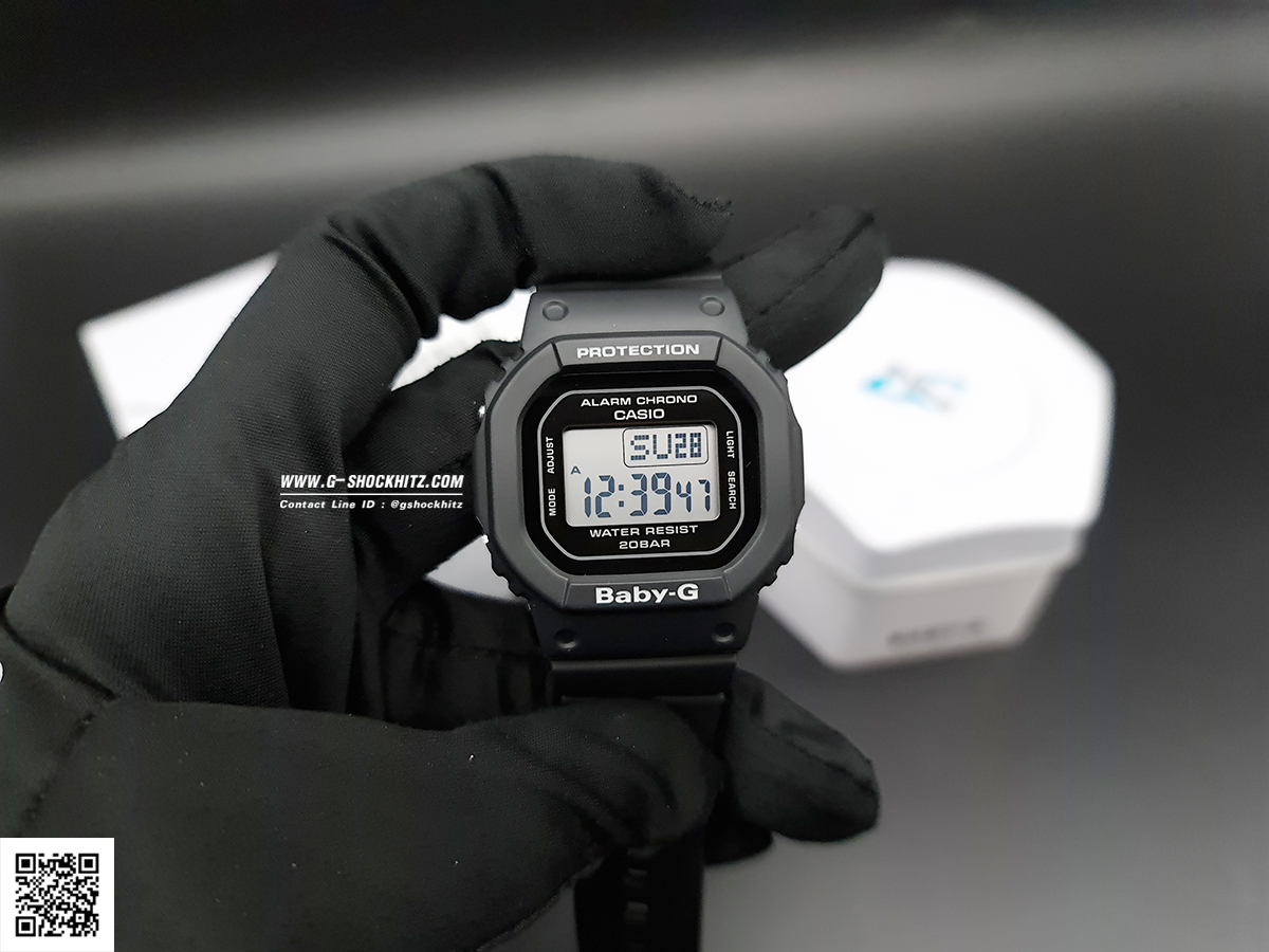 CASIO BABY-G นาฬิกาข้อมือ นาฬิกากันน้ำ นาฬิกาของแท้ ประกันศูนย์ CMG 1 ปี รุ่น BGD-560-1 นาฬิกาสีดำ