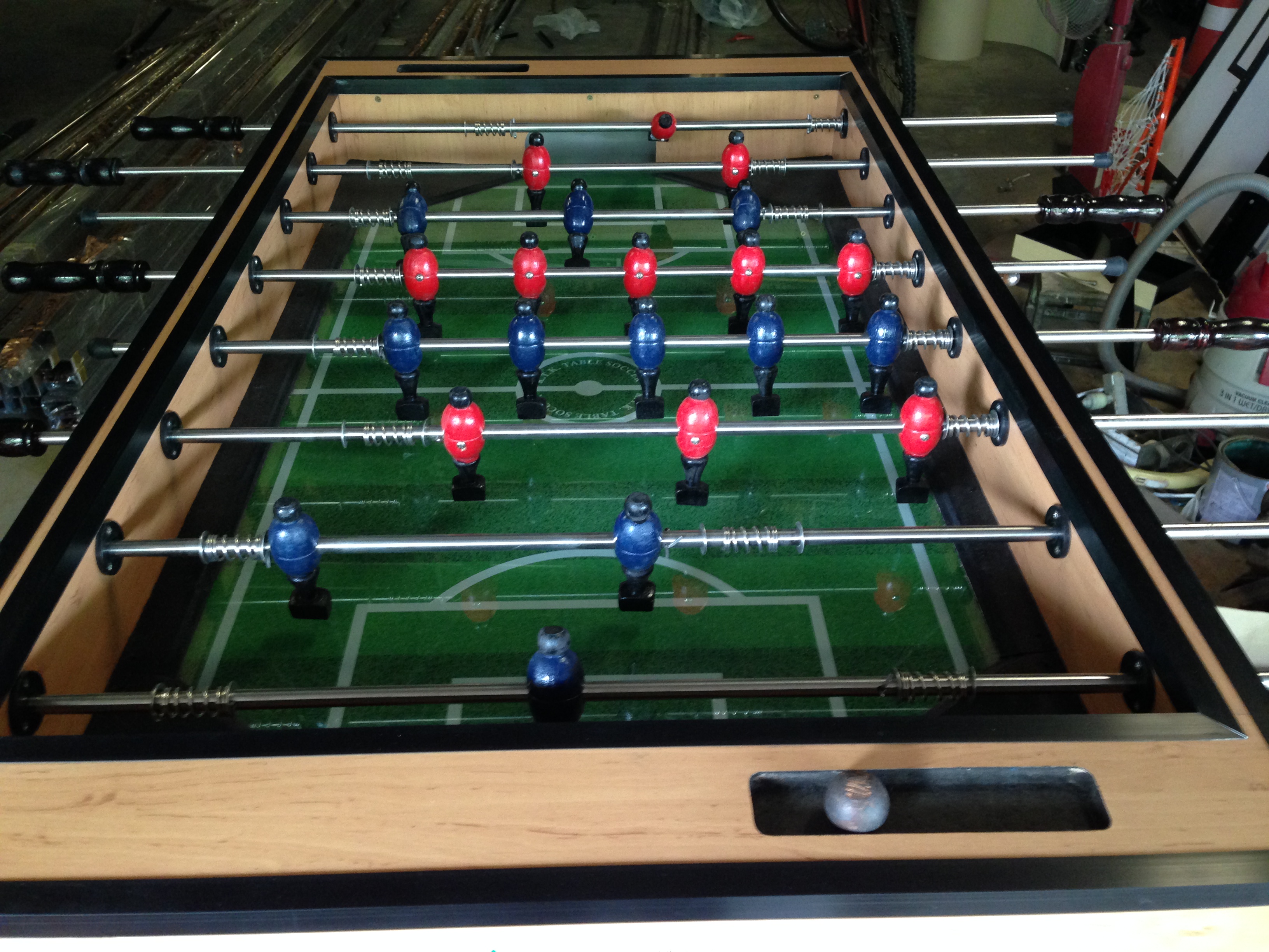 โต๊ะโกล์ว ฟุตบอล แบบหยอดเหรียญ