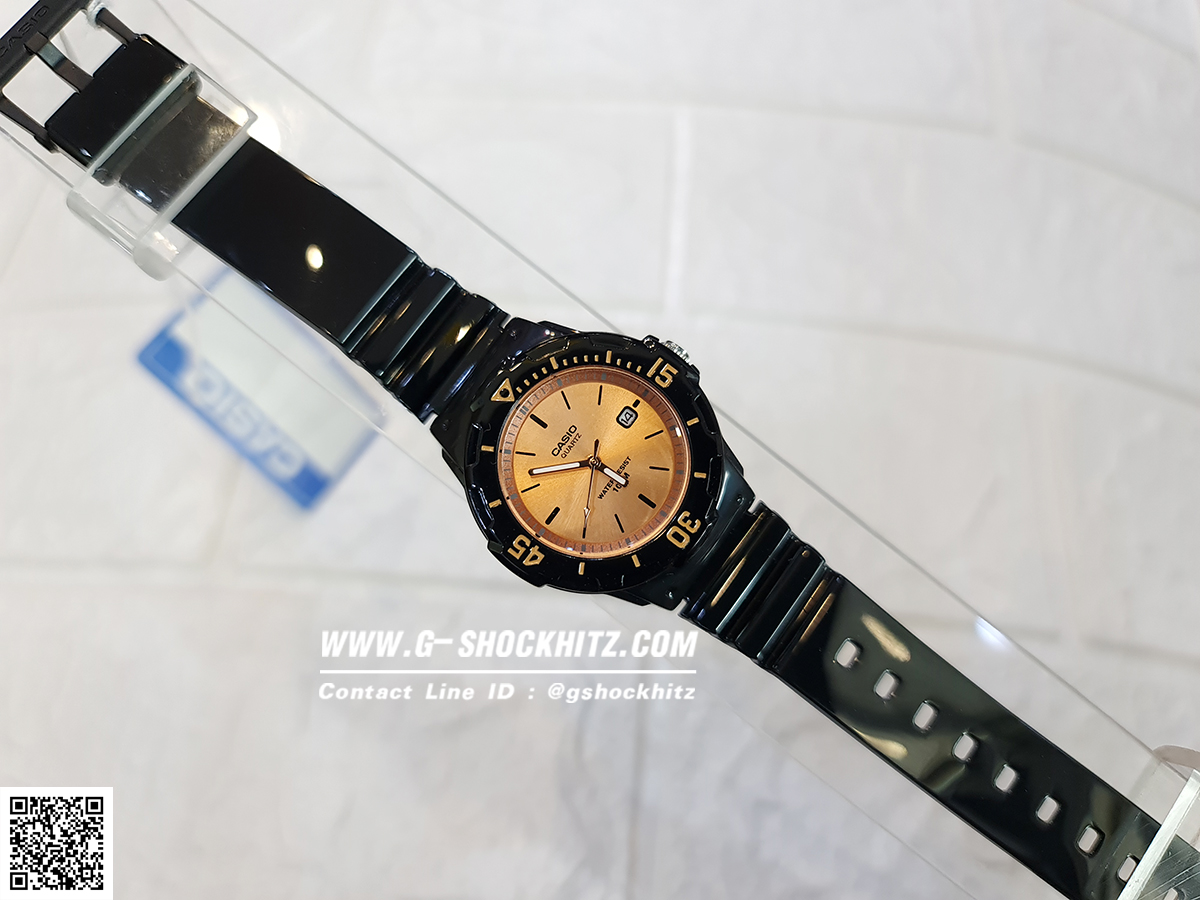 CASIO นาฬิกาคาสิโอ นาฬิกาข้อมือ นาฬิกากันน้ำ นาฬิกาของแท้ ประกันศูนย์ CMG 1 ปี รุ่น LRW-200H-9E2 นาฬิกาสีดำ