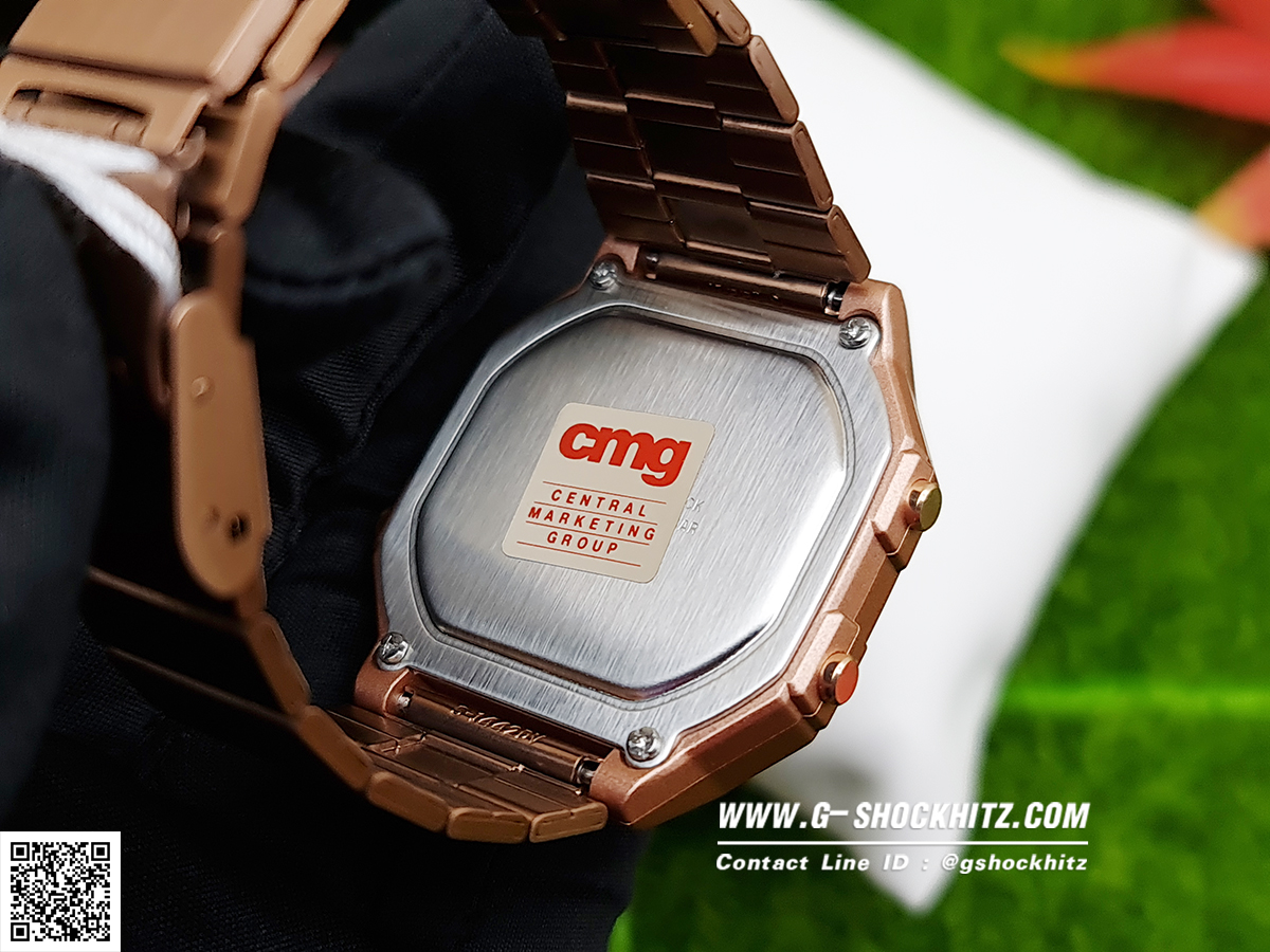 CASIO นาฬิกาคาสิโอ นาฬิกาข้อมือ นาฬิกากันน้ำ นาฬิกาของแท้ ประกันศูนย์ CMG 1 ปี รุ่น B650WC-5A นาฬิกาสีน้ำตาล