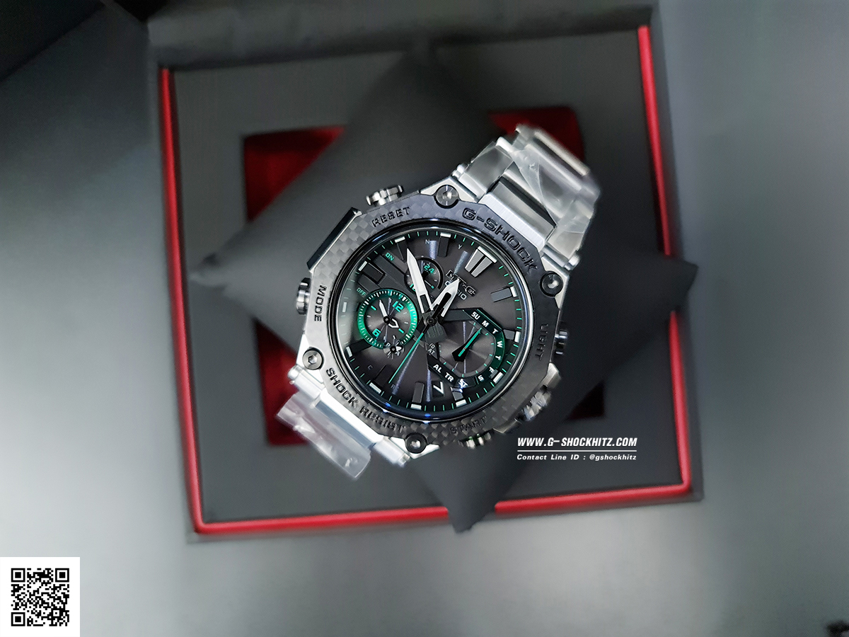 CASIO MID YEAR SALE G-SHOCK นาฬิกาข้อมือ นาฬิกากันน้ำ นาฬิกาของแท้ ประกันศูนย์ CMG 1 ปี รุ่น MTG-B2000XD-1A นาฬิกาสีเงิน