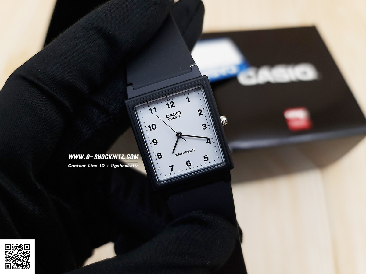 CASIO MID YEAR SALE นาฬิกาคาสิโอ พร้อมส่ง นาฬิกาข้อมือ นาฬิกากันน้ำ นาฬิกาของแท้ BTS ประกันศูนย์ CMG 1 ปี รุ่น MQ-27-7B นาฬิกาสีดำ