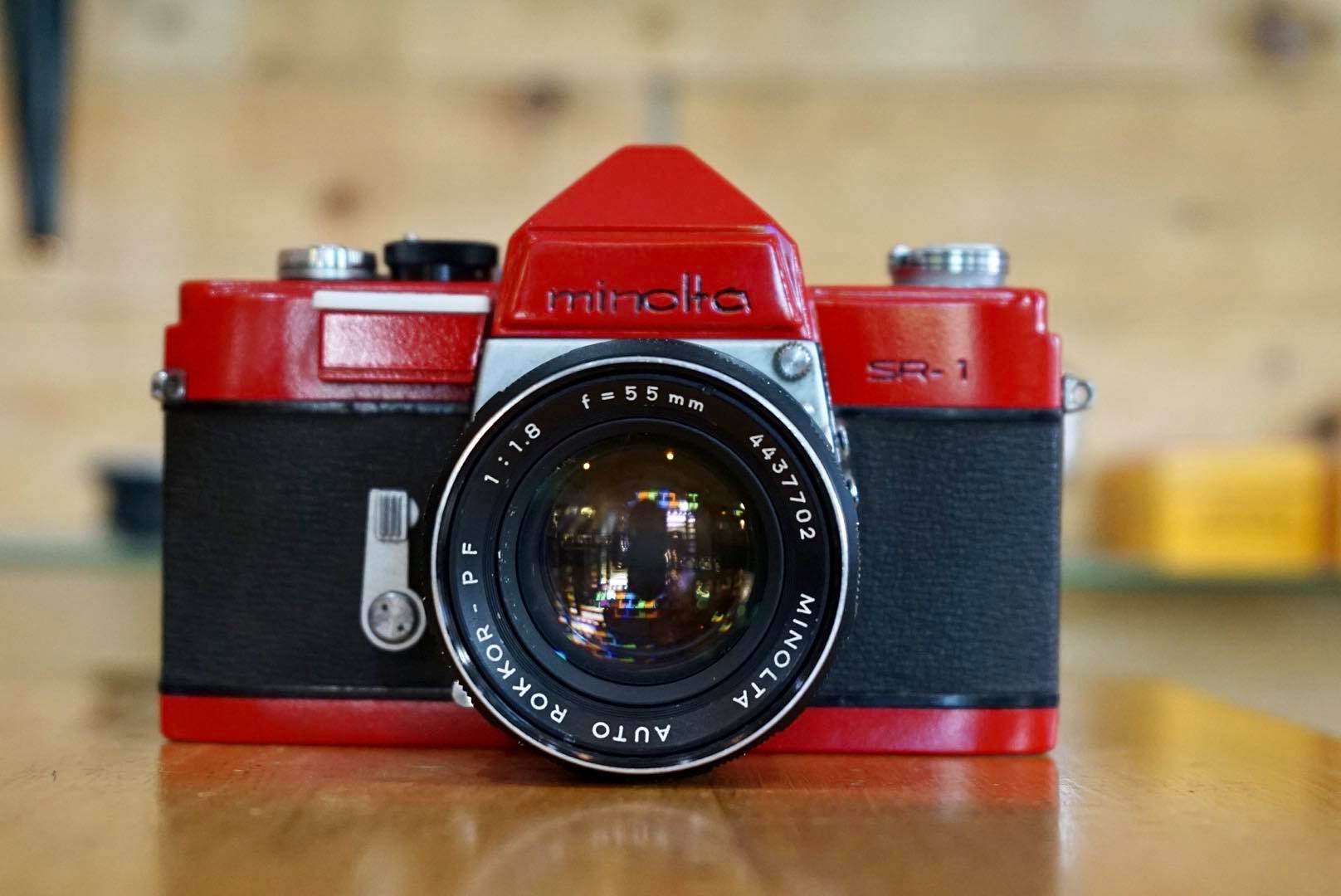 MINOLTA SR-1 MINOLTA AUTO ROKKOR-PF 55MM.F1.8