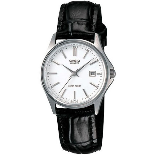 CASIO นาฬิกาคาสิโอ นาฬิกาข้อมือ นาฬิกากันน้ำ นาฬิกาของแท้ ประกันศูนย์ CMG 1 ปี รุ่น LTP-1183E-7A นาฬิกาสีดำ