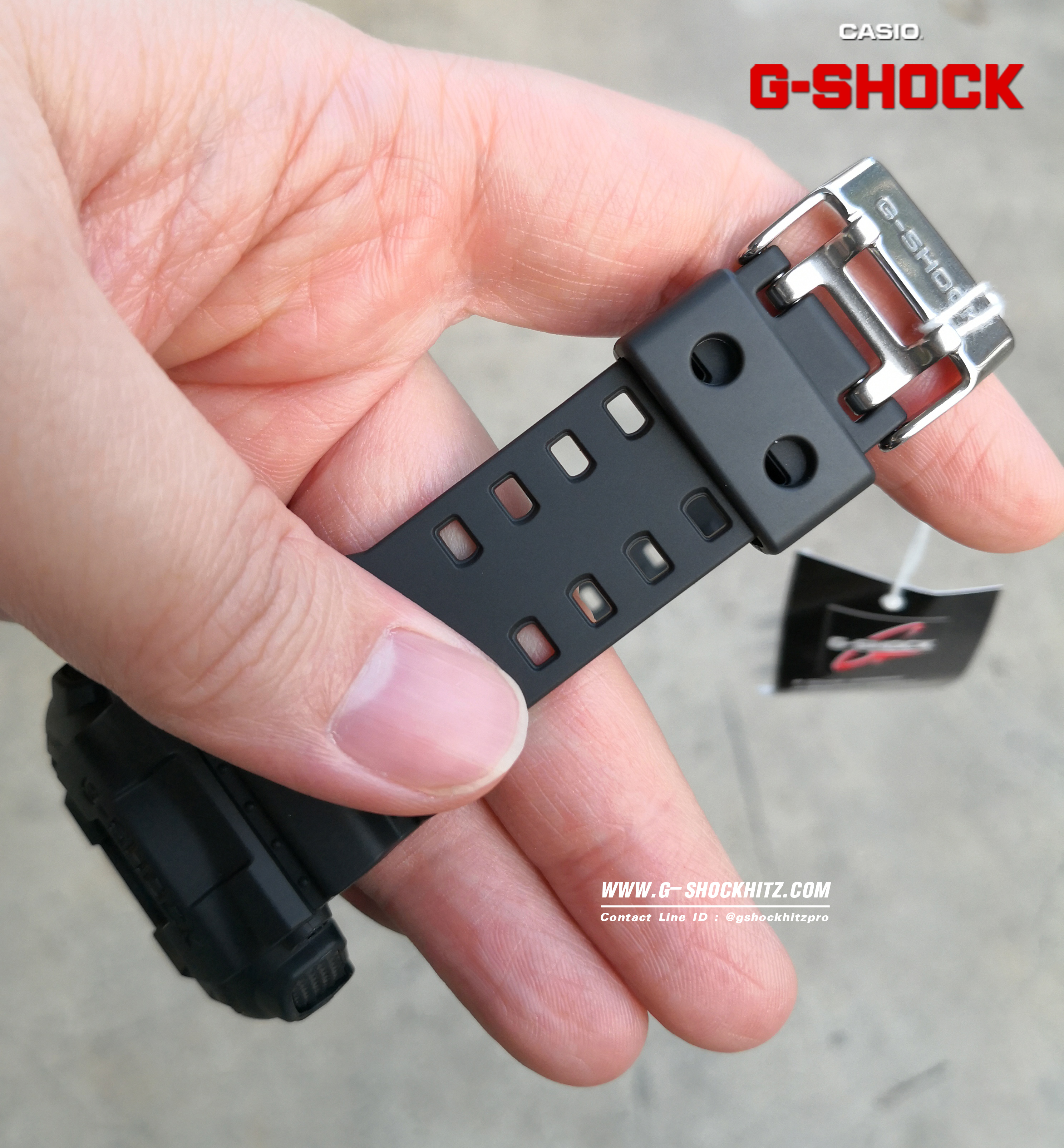 CASIO G-SHOCK นาฬิกาข้อมือ นาฬิกากันน้ำ นาฬิกาของแท้ ประกันศูนย์ CMG 1 ปี รุ่น GA-140AR-1A นาฬิกาสีดำ