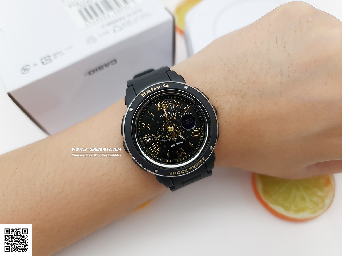 CASIO BABY-G นาฬิกาข้อมือ นาฬิกากันน้ำ นาฬิกาของแท้ ประกันศูนย์ CMG 1 ปี รุ่น BGA-150ST-1A นาฬิกาสีดำ