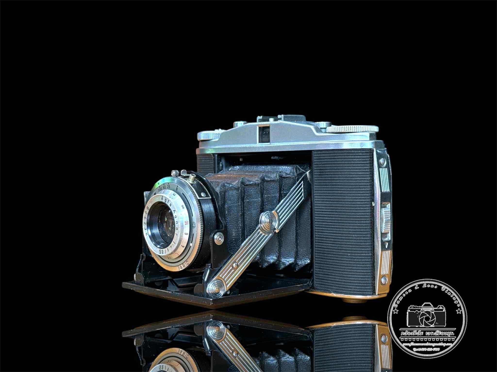 AGFA ISOLETTE III• FOLDING CAMERA • AGFA AGNAR 85MM.F4.5