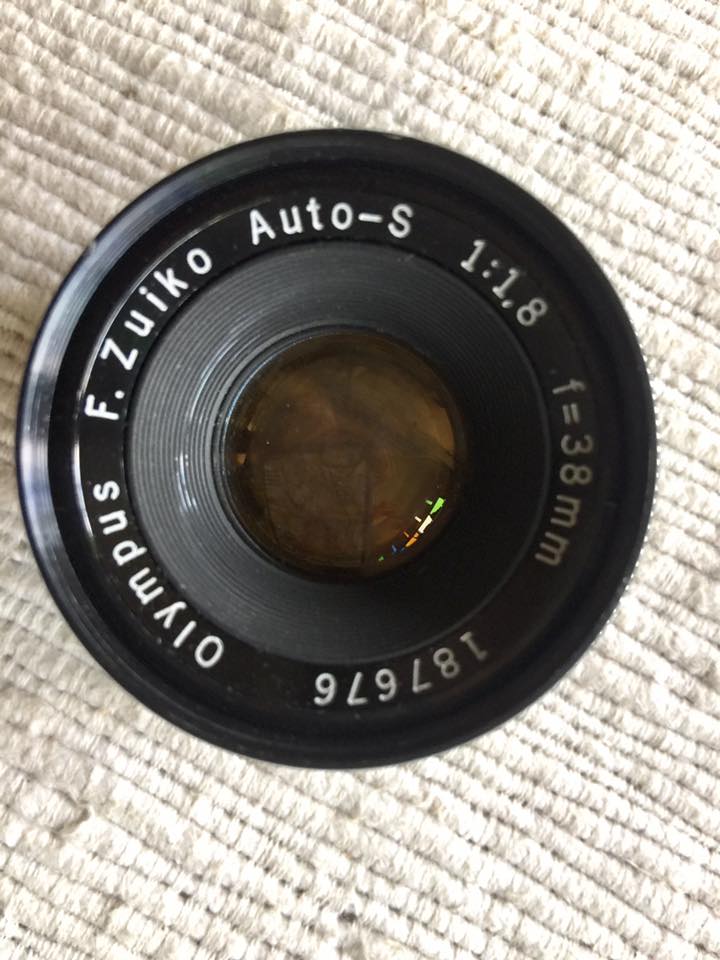 Olympus F. Zuiko Auto-s 38mm. F1.8 Pen F Mount