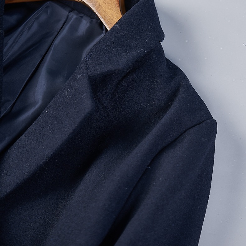 เสื้อโค้ทวูล Trench coat เสื้อโค้ทวูล โค้ทสีดำ แบรนด์ C&A สำเนา