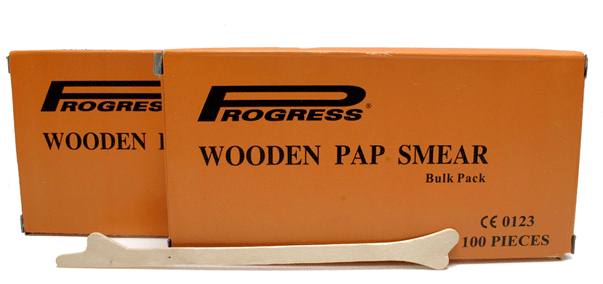ไม้ PAP SMEAR ยี่ห้อ Progress กล่องละ 100 อัน
