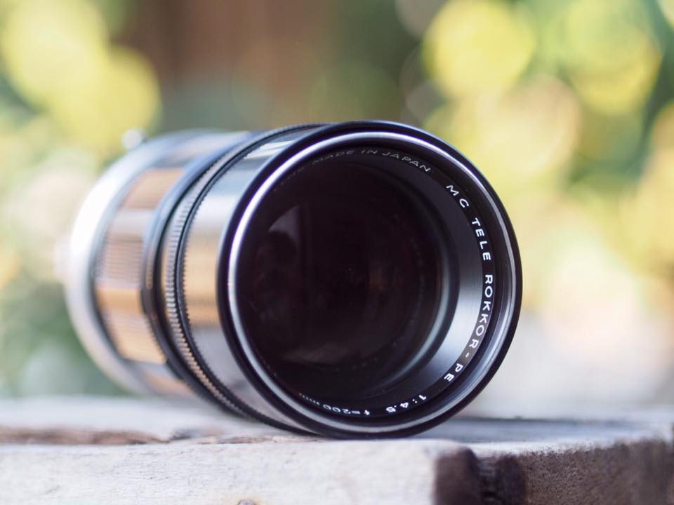 MINOLTA MC TELE ROKKOR-PE 200MM. F4.5