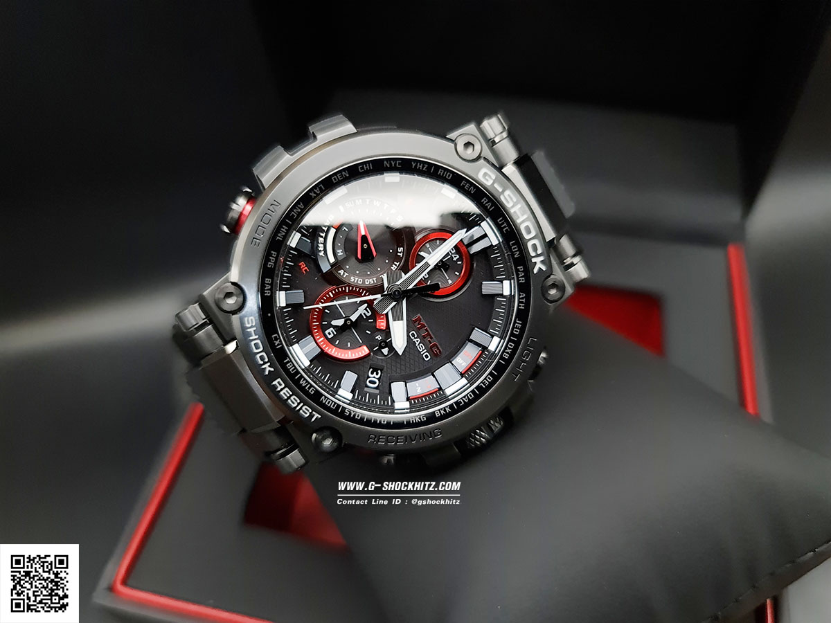 CASIO G-SHOCK นาฬิกาข้อมือ นาฬิกากันน้ำ นาฬิกาของแท้ ประกันศูนย์ CMG 1 ปี รุ่น MTG-B1000B-1A นาฬิกาสีดำ