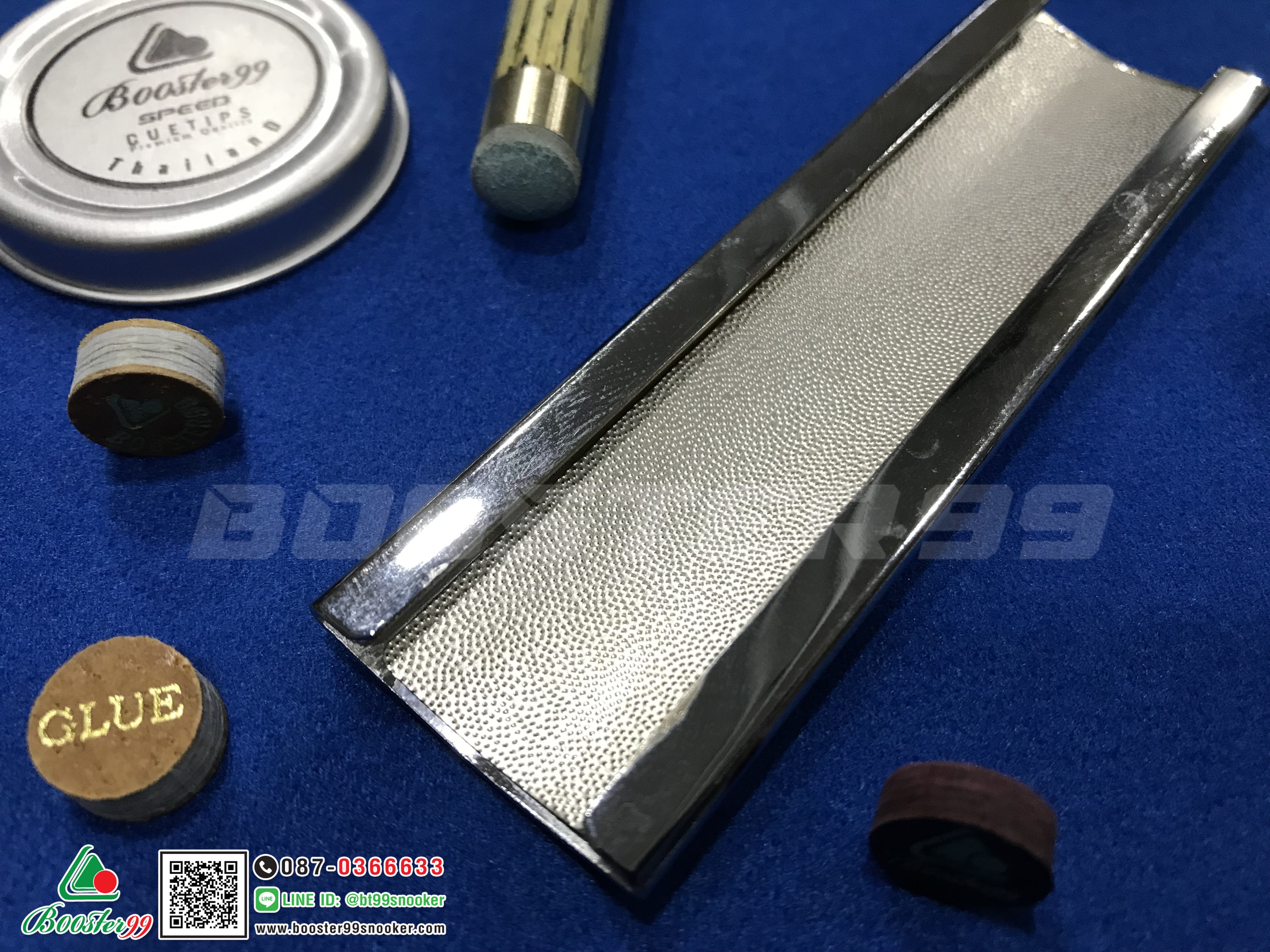 [EA19] แผ่นโค้ง แต่งหัวคิว แบบเหล็ก