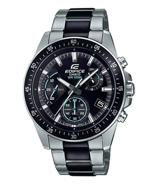 CASIO EDIFICE นาฬิกาข้อมือ นาฬิกากันน้ำ นาฬิกาของแท้ ประกันศูนย์ CMG 1 ปี รุ่น EFV-540SBK-1A นาฬิกาสีดำ