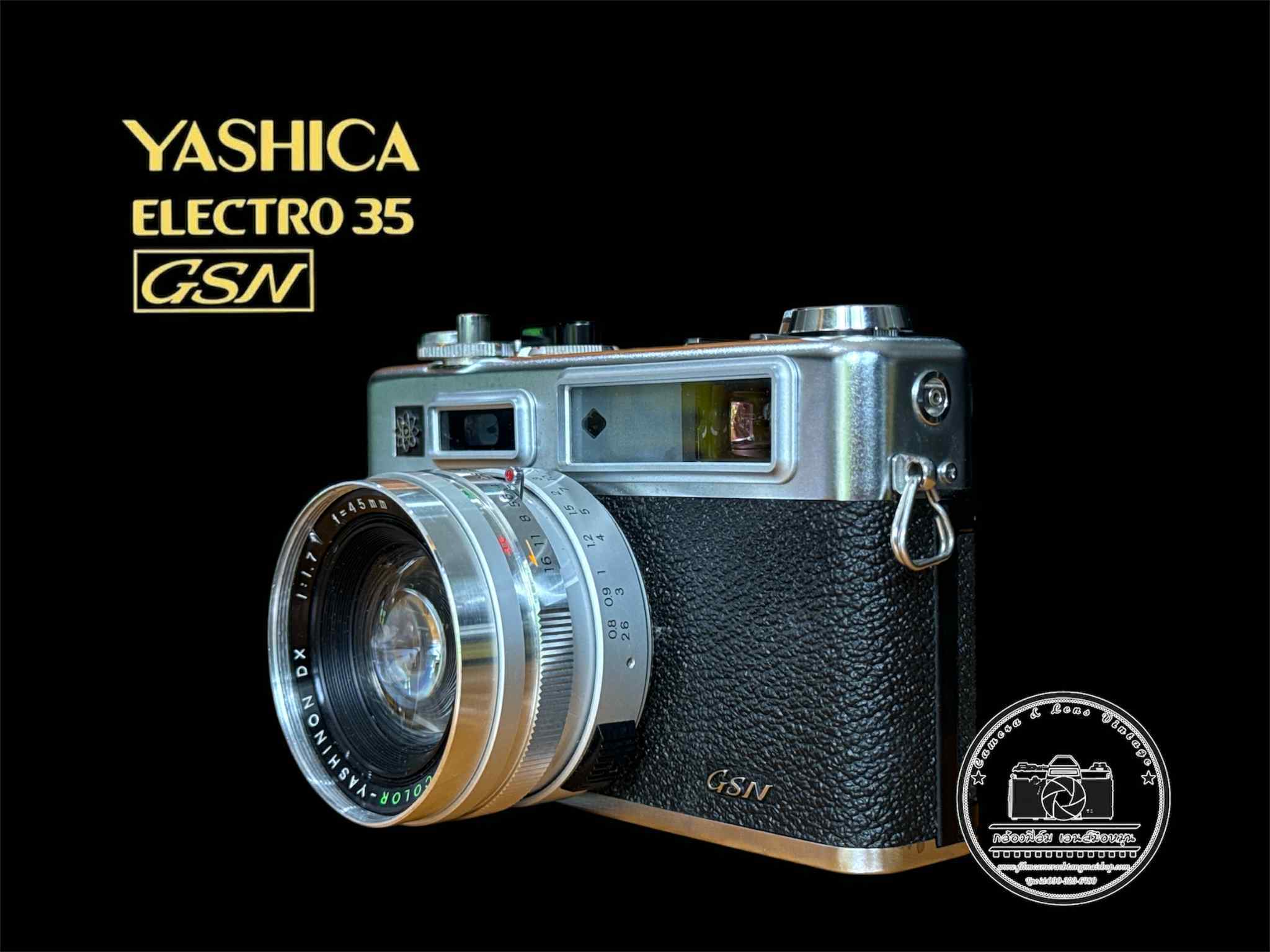 YASHICA ELECTRO 35GSN YASHICA COLOR YASHINON-DX 45MM.F1.7