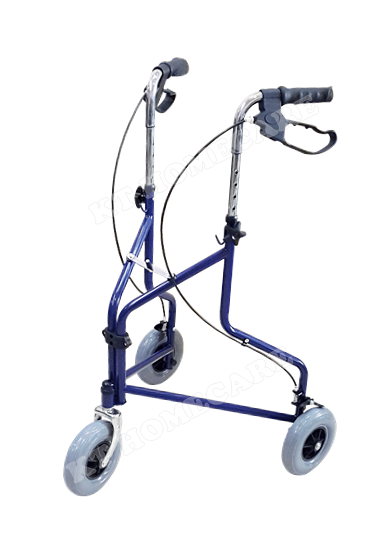 โรเลเตอร์ Rollator มีเบรคเพื่อความปลอดภัย มีตะกร้าเก็บของ สามารถปรับระดับความสูงได้ พับได้